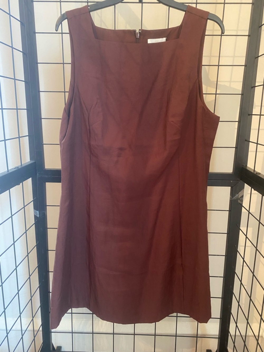 H&M Sleeveless Mini Dress in Beautiful Brown.